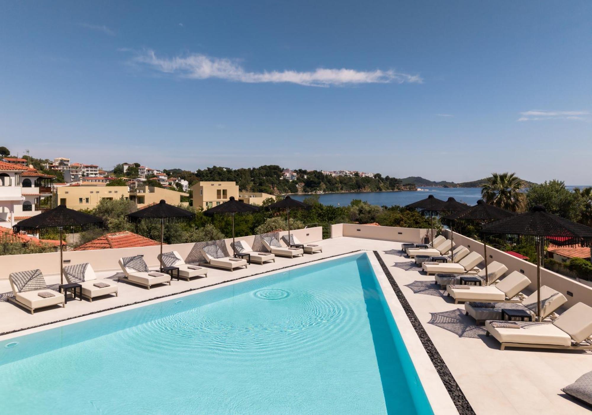 Nimfi Hotel, Skiathos Мегали-Аммос Экстерьер фото
