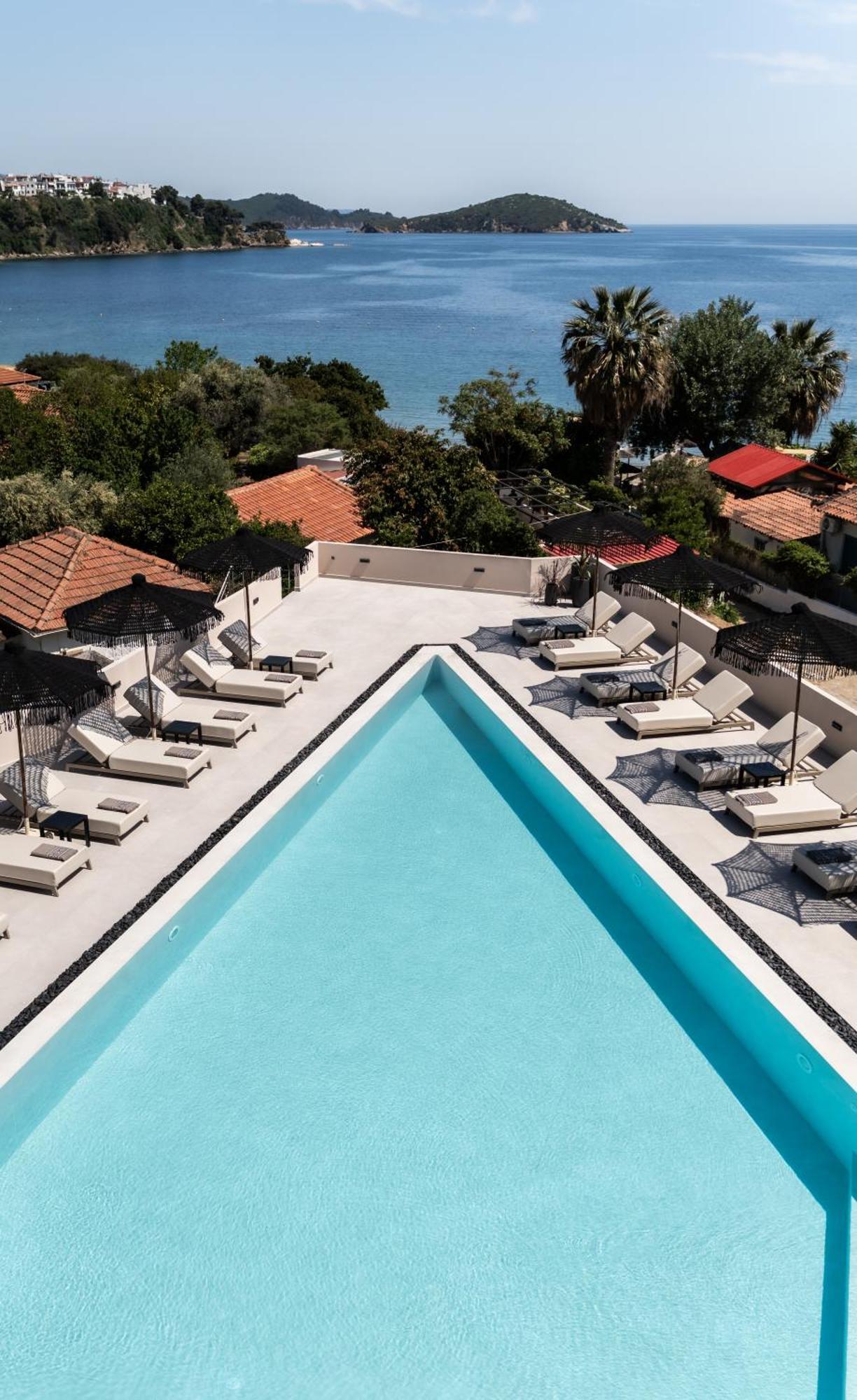 Nimfi Hotel, Skiathos Мегали-Аммос Экстерьер фото